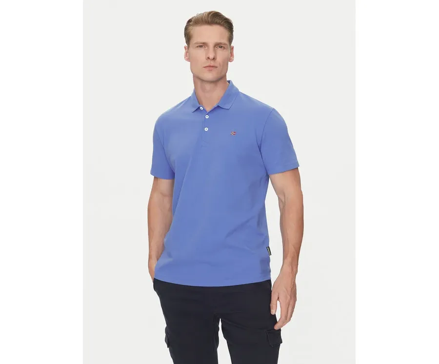 obrazek 1 Napapijri Polo Ealis NP0A4H8B Niebieski Regular Fit