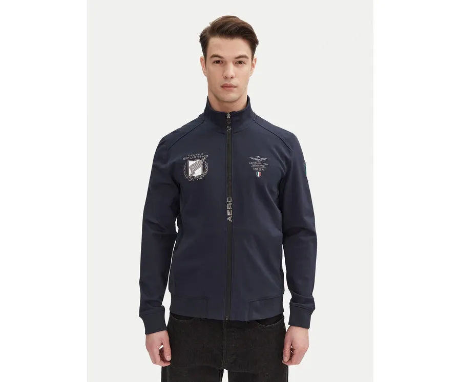 obrazek 1 Aeronautica Militare Bluza 251FE1984F559 Granatowy Regular Fit
