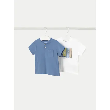 Zdjęcie Mayoral Komplet 2 t-shirtów 1060 Kolorowy Regular Fit