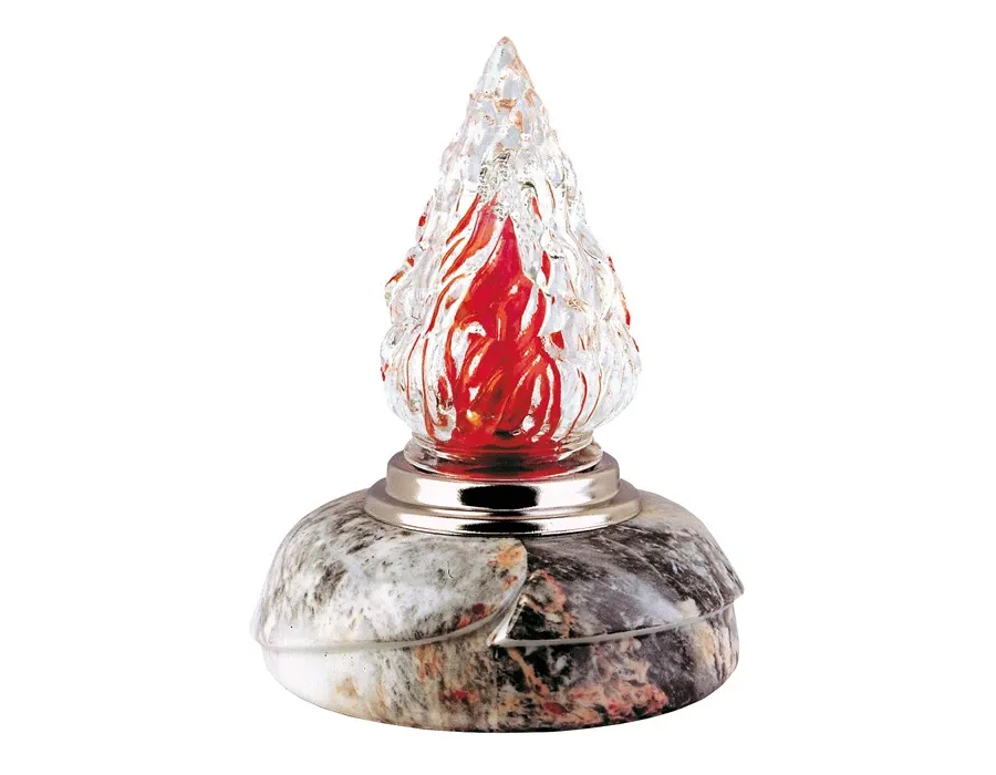 obrazek 1 Niezwykła lampa porcelanowa na nagrobki