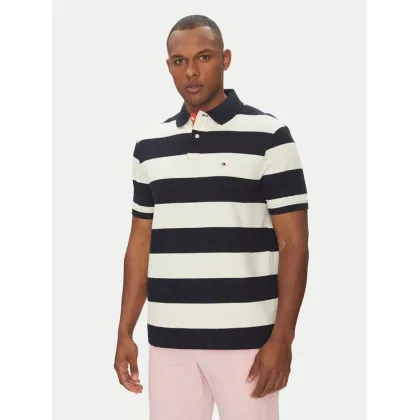 Zdjęcie Tommy Hilfiger Polo MW0MW39045 Granatowy Regular Fit