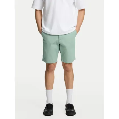 Zdjęcie Selected Homme Szorty materiałowe Miles 16092329 Zielony Slim Fit
