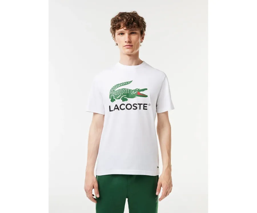 obrazek 1 Lacoste T-Shirt TH1285 Biały Regular Fit
