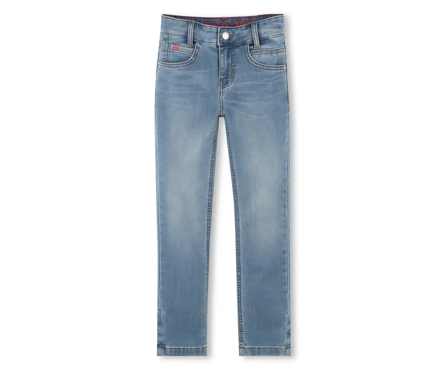obrazek 1 HUGO Jeansy G00379 S Niebieski Slim Fit