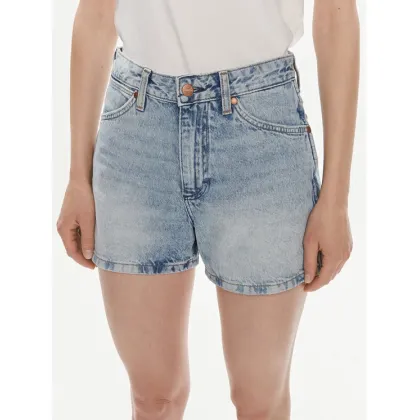 Zdjęcie Wrangler Szorty jeansowe Cowboy 112351074 Niebieski Relaxed Fit