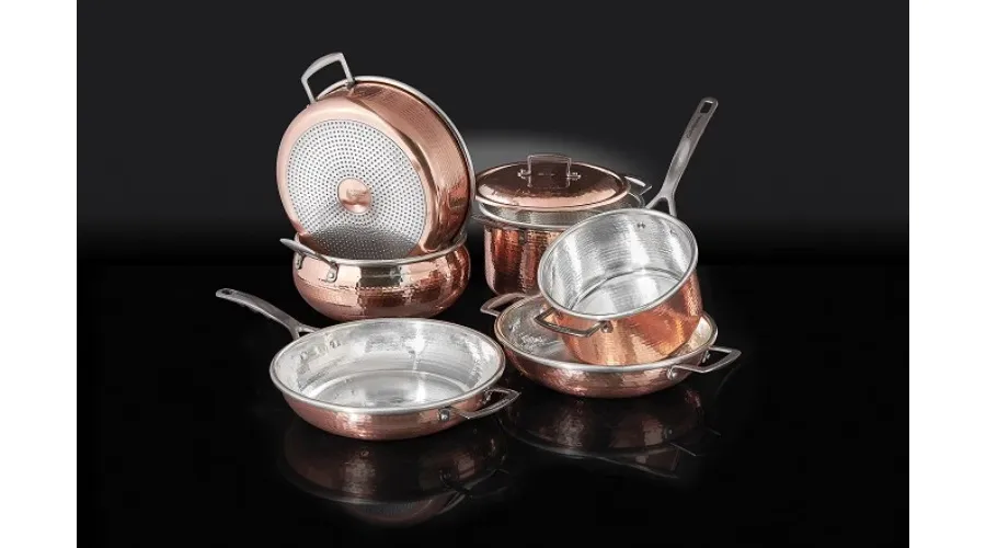 obrazek 2 Rondelek płytki 2 uchwyty indukcyjny średnica 24cm - Cu Artigiana