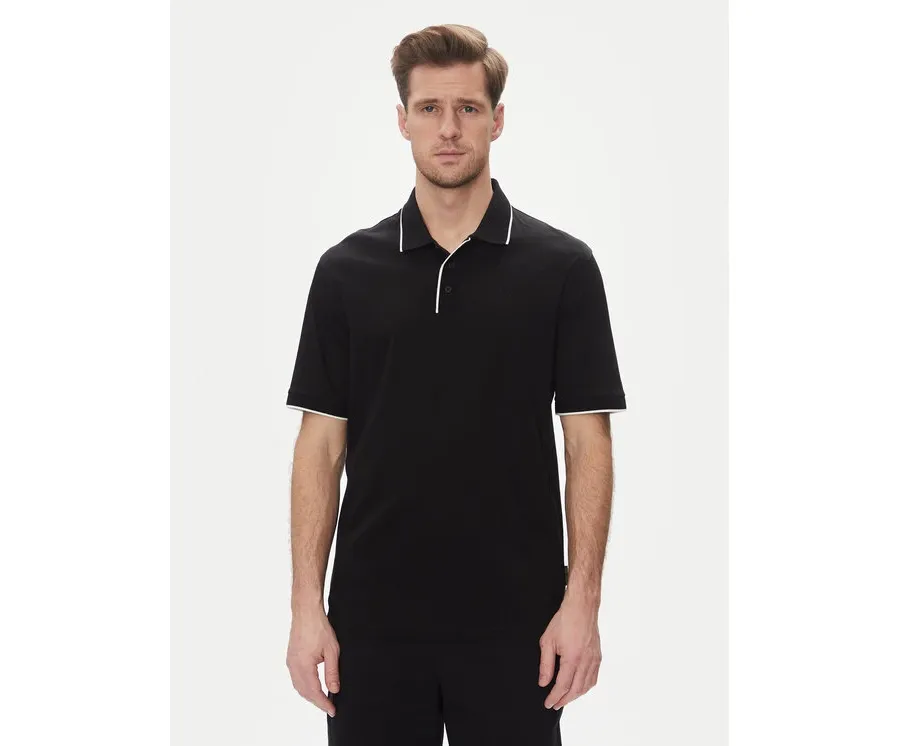 obrazek 1 Armani Exchange Polo XM000739 AF10364 UC001 Czarny Regular Fit