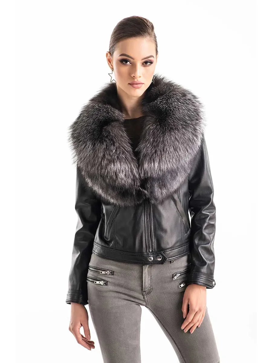 picture 7 Luxurious elegant fox / raccoon fur collar - A&A Vesa