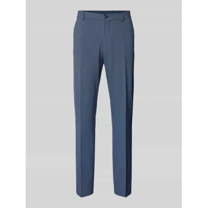 Zdjęcie Spodnie do garnituru o kroju slim fit z fakturowanym wzorem model ‘LIAM’