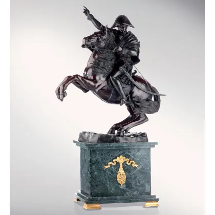 Picture Bronze sculpture depicting Napoleon Bonaparte on horseback - Fonderia Artistica Ruocco