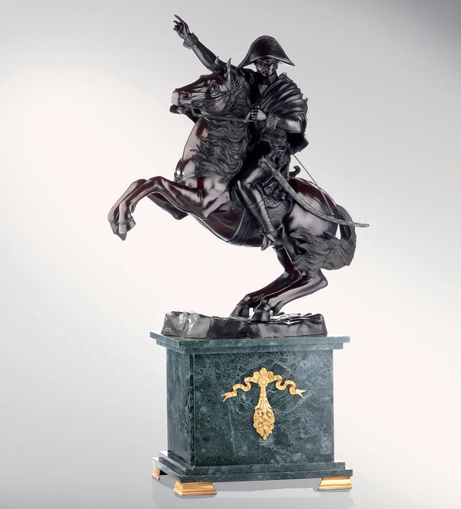obrazek 1 Rzeźba z brązu przedstawiająca Napoleona Bonaparte na koniu - Fonderia Artistica Ruocco