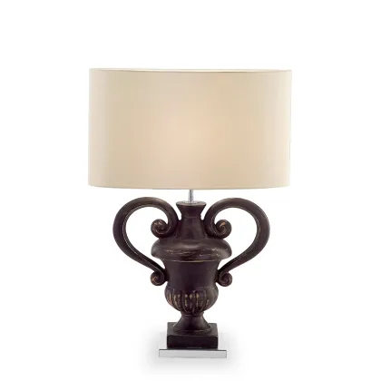 Zdjęcie Ceramiczna lampa stołowa z włoch H.45xL.38xP.16,5 cm