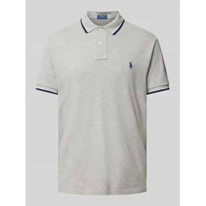 Zdjęcie Koszulka polo o kroju custom slim fit z wyhaftowanym logo