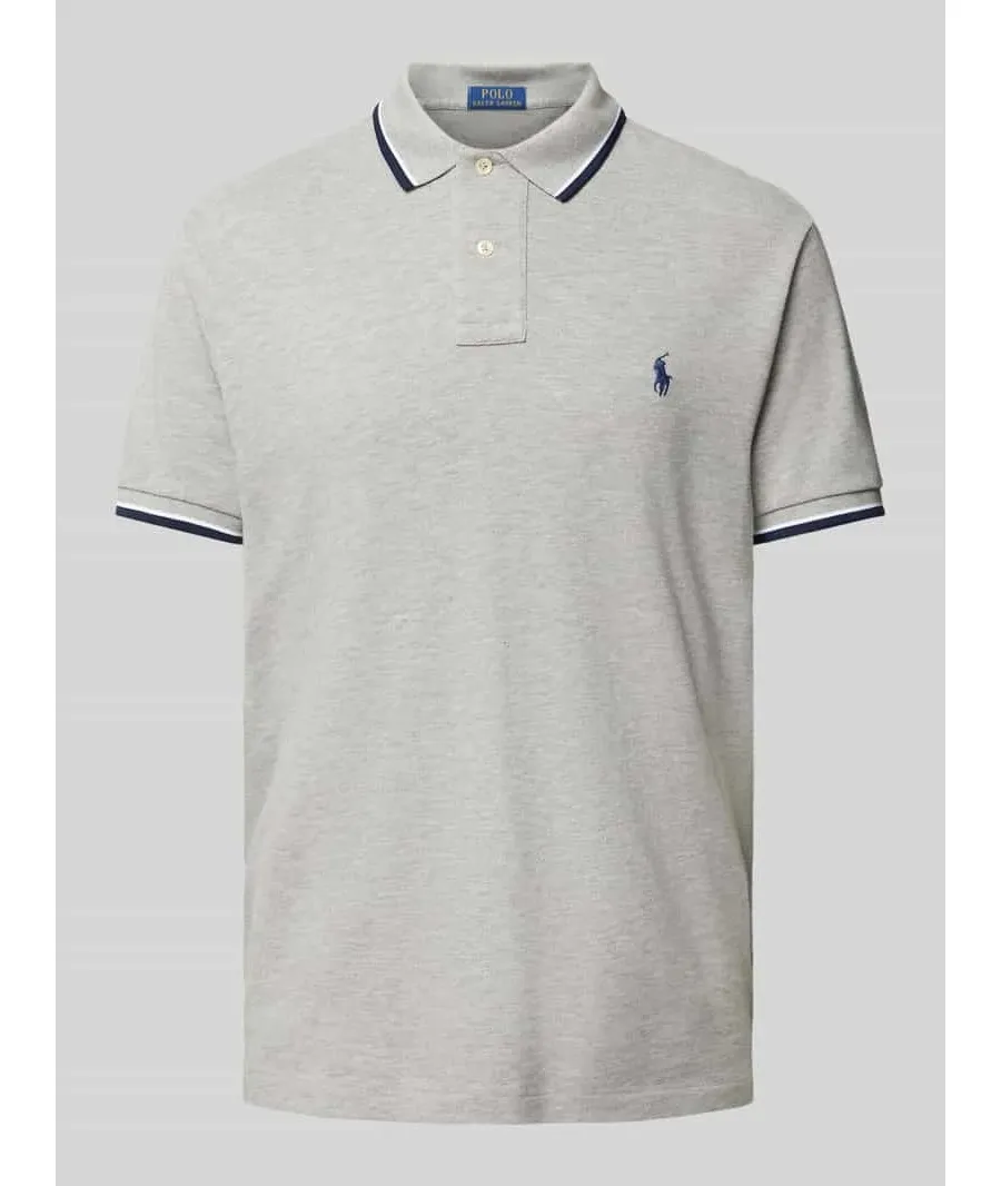 obrazek 1 Koszulka polo o kroju custom slim fit z wyhaftowanym logo