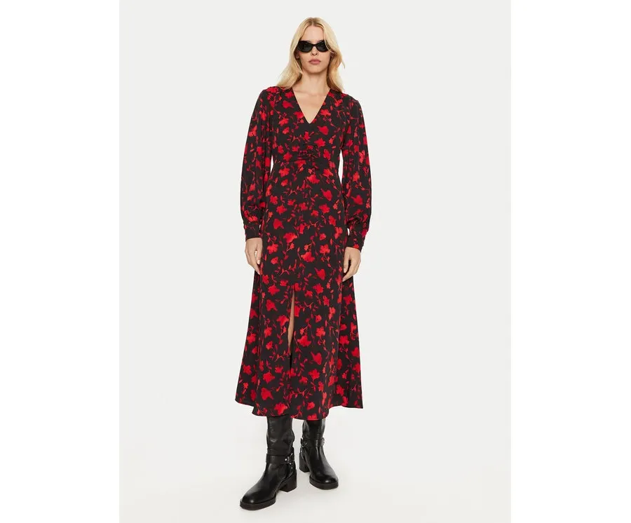 obrazek 1 Gestuz Sukienka codzienna Dilara 10909403 Czerwony Regular Fit