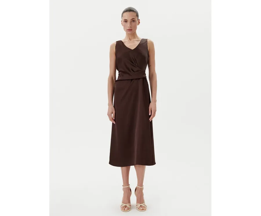 obrazek 1 Rinascimento Sukienka koktajlowa CFC0122928003 Brązowy Regular Fit