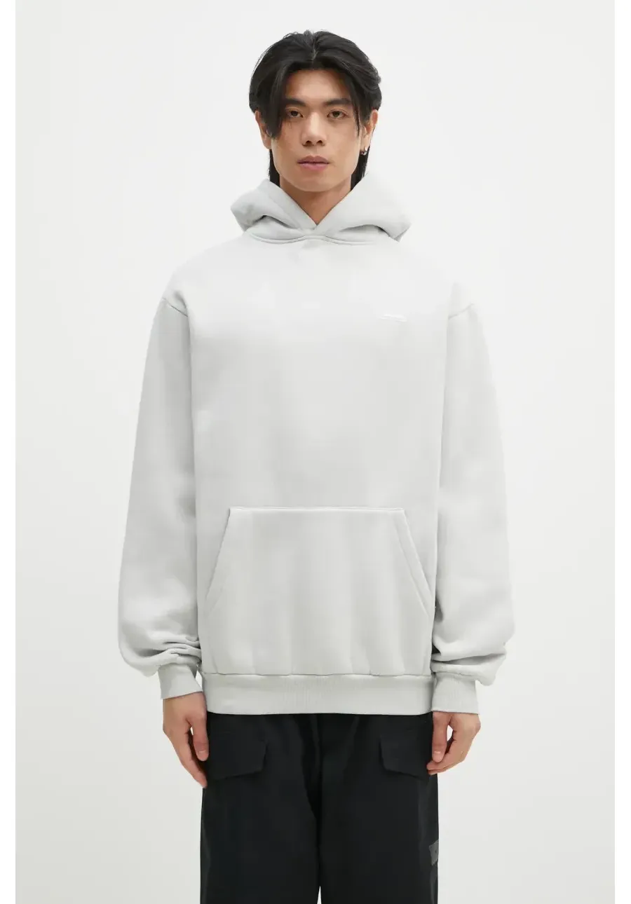 obrazek 1 Butter Goods bluza Basic Pullover Hood męska kolor szary z kapturem gładka BG243203