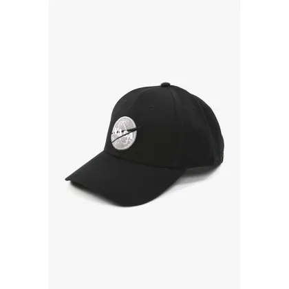 Zdjęcie Alpha Industries czapka z daszkiem bawełniana Nasa Cap kolor czarny z aplikacją 186903.03-CZARNY