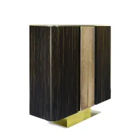 Zdjęcie Luksusowa dwudrzwiowa drewniana szafka H.150xL.150xP.45 cm