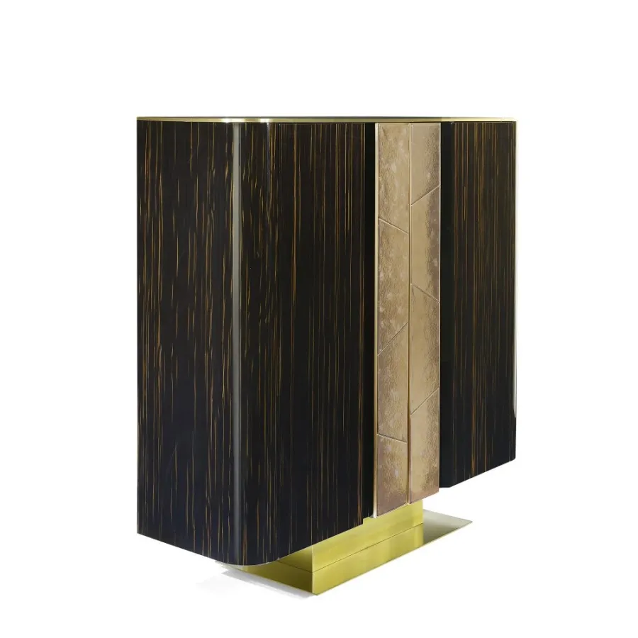 obrazek 1 Luksusowa dwudrzwiowa drewniana szafka H.150xL.150xP.45 cm