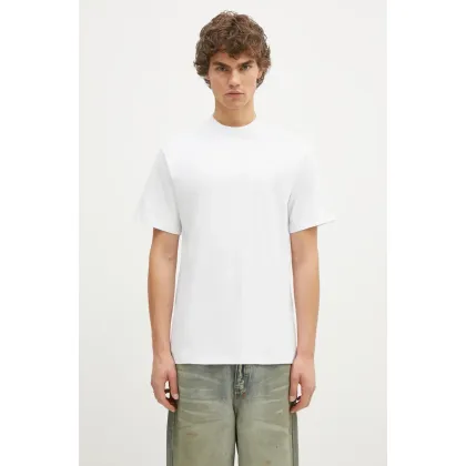 Zdjęcie Butter Goods t-shirt bawełniany Basic Tee męski kolor biały gładki BG243110