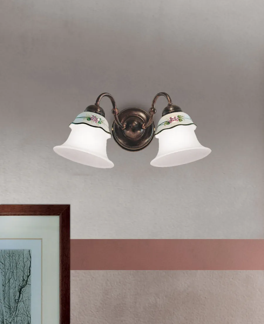 obrazek 2 Piękna włoska lampa ścienna-kinkiet w stylu klasycznym