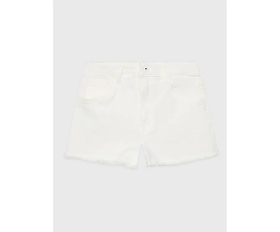 obrazek 1 Pepe Jeans Szorty jeansowe Patty Short PG800783TR0 Biały Regular Fit