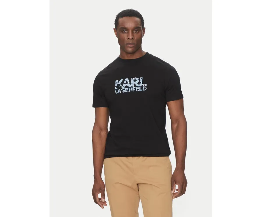 obrazek 1 KARL LAGERFELD T-Shirt 755042 552224 Czarny Regular Fit
