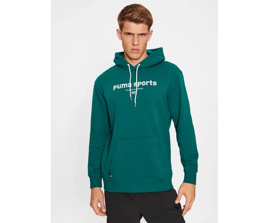 obrazek 1 Puma Bluza Puma Team 621322 Zielony Regular Fit