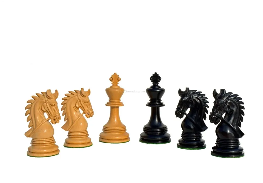 obrazek 5 Ekskluzywny komplet figur drewnianych do gry w szachy - The Chess Empire