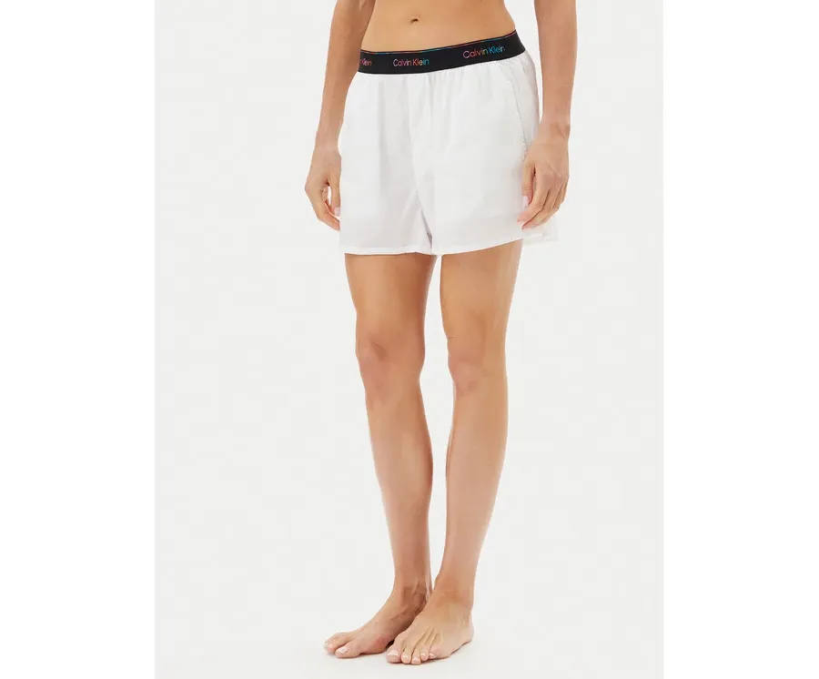 obrazek 1 Calvin Klein Underwear Szorty piżamowe LV00QS7471 Biały Relaxed Fit