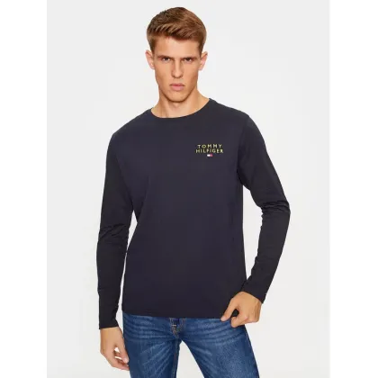 Zdjęcie Tommy Hilfiger Longsleeve UM0UM03067 Granatowy Regular Fit