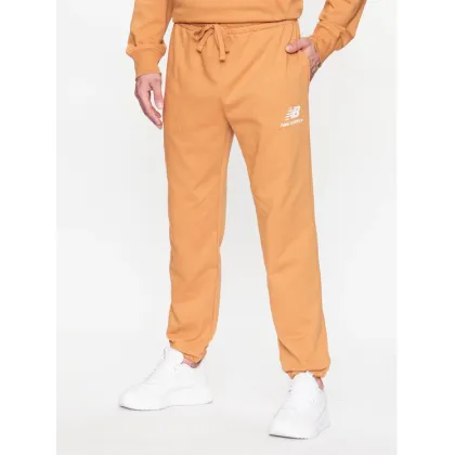 Zdjęcie New Balance Spodnie dresowe MP31539 Żółty Regular Fit