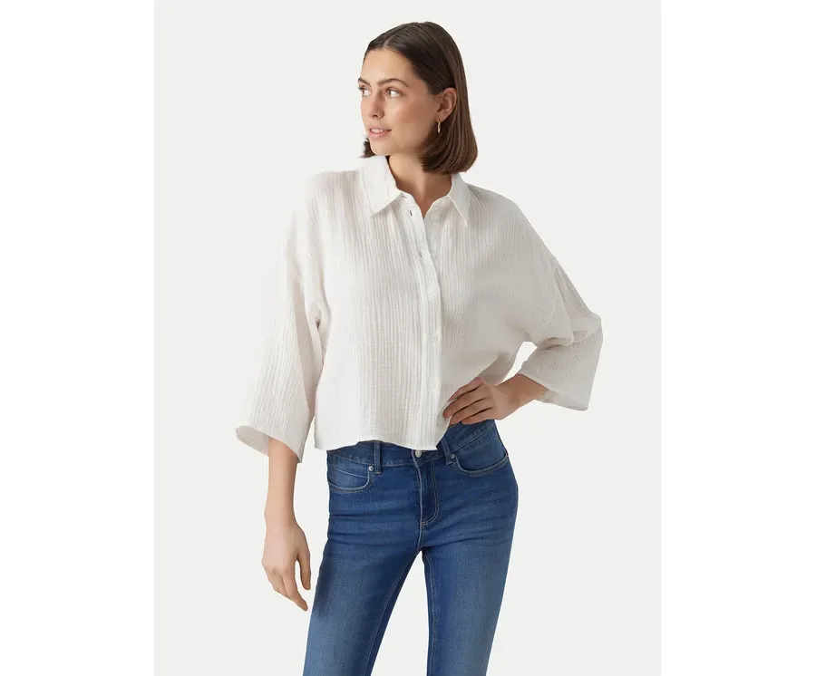 obrazek 1 Vero Moda Koszula Natali 10279685 Biały Standard Fit