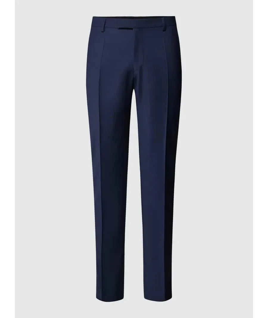 obrazek 1 Spodnie do garnituru o kroju regular fit w kant model ‘Ryan’