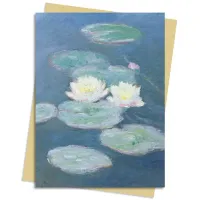 Picture Wish Card Package (Monet: Water Lilies, Evening) - Flame Tree Publishing