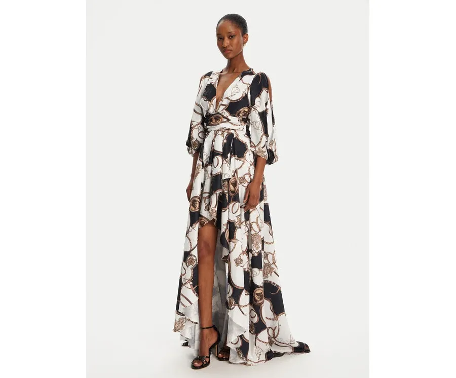 obrazek 1 Babylon Sukienka koktajlowa S00882 Kolorowy Regular Fit