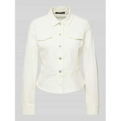 Zdjęcie Żakiet z tkaniny stylizowanej na denim