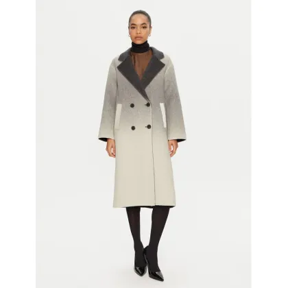 Zdjęcie ViCOLO Płaszcz wełniany TS0017 Szary Regular Fit