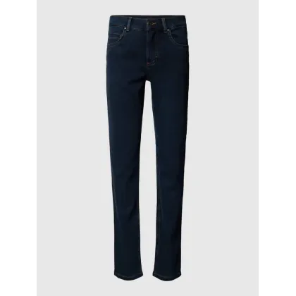 Zdjęcie Jeansy z 5 kieszeniami i efektem denimu