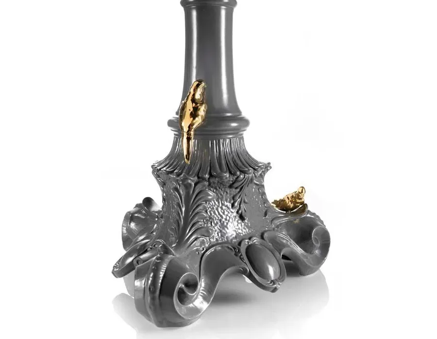 obrazek 2 Unikatowy ceramiczny stół ze szklanym blatem do salonu