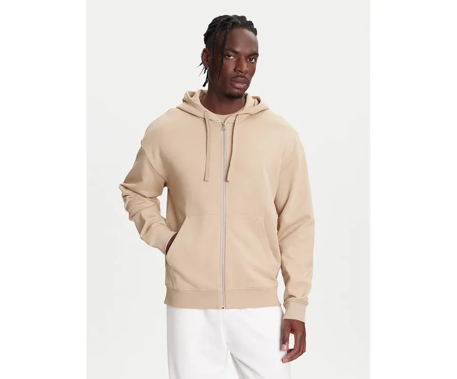 obrazek 1 HUGO Bluza Dapozip 50548651 Beżowy Relaxed Fit