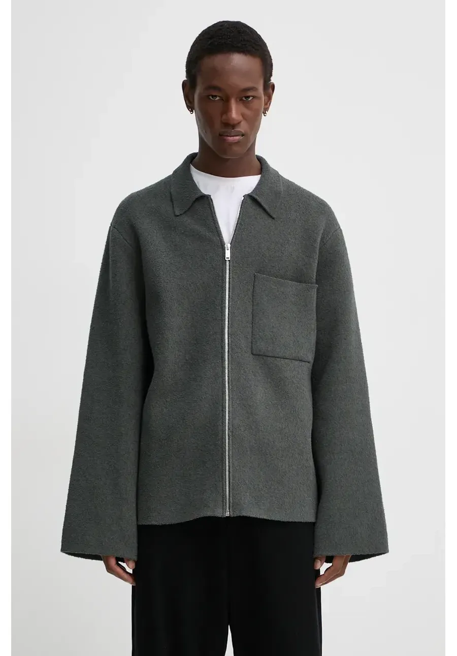 obrazek 1 Nanushka kurtka BELMER męska kolor szary przejściowa NM24PFSW00194