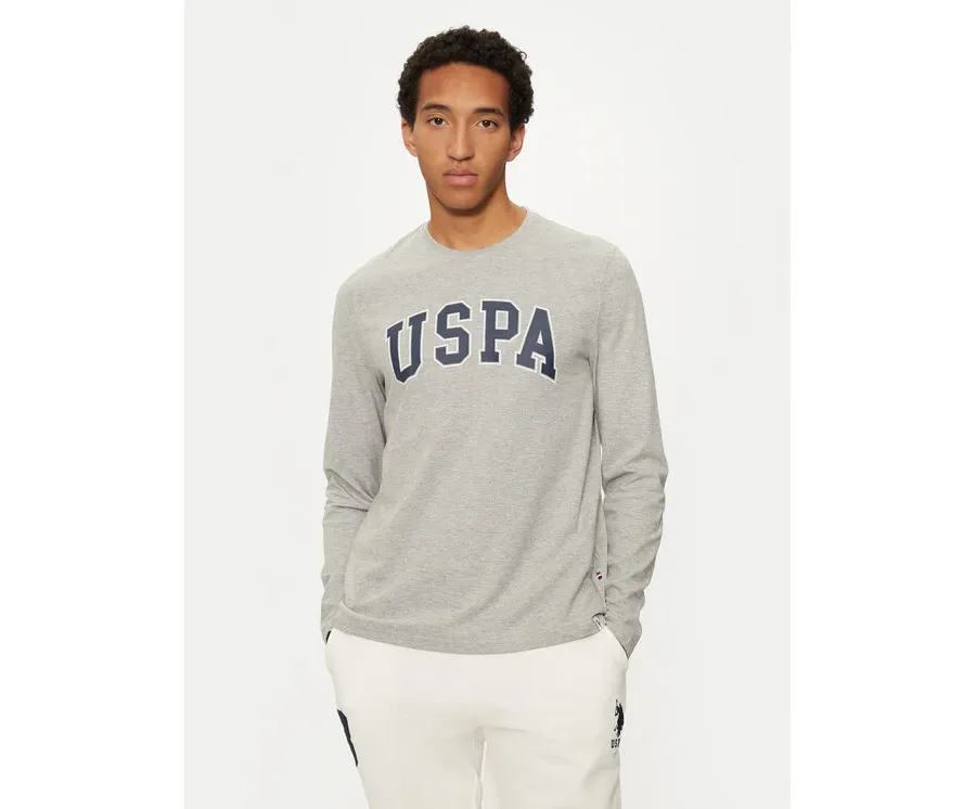 obrazek 1 U.S. Polo Assn. Longsleeve MUP2184 Szary Regular Fit