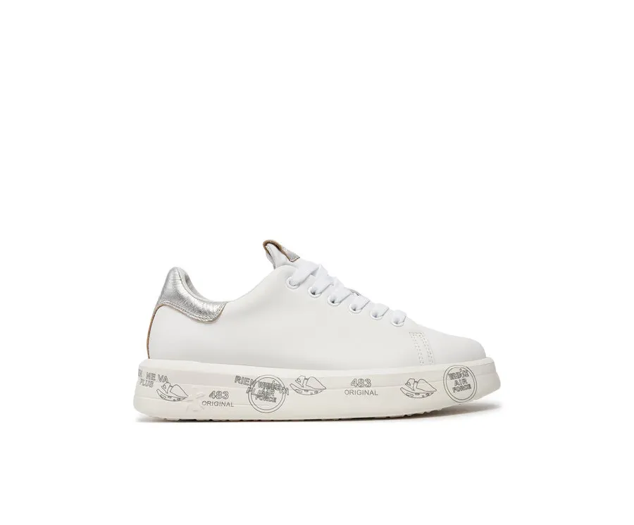 obrazek 1 Premiata Sneakersy Belle VAR 6823 Biały