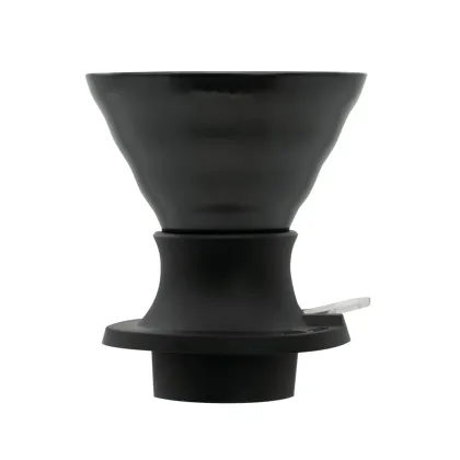 Zdjęcie Hario - Zestaw Immersion Switch Smokey Black - dripper ceramiczny V60-02 + filtry HARIO