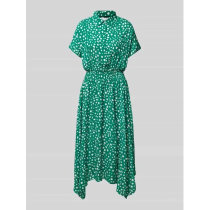 Zdjęcie Sukienka koszulowa z wiskozy ze wzorem na całej powierzchni