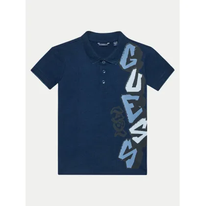 Zdjęcie Guess Polo L4GP02 K8GA0 Granatowy Regular Fit