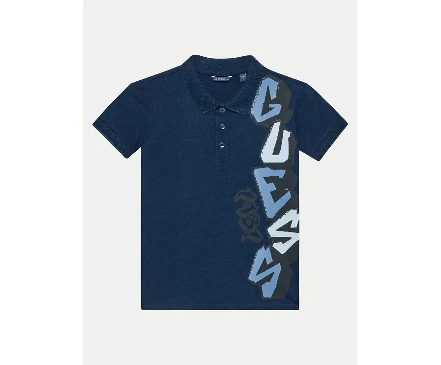 obrazek 1 Guess Polo L4GP02 K8GA0 Granatowy Regular Fit
