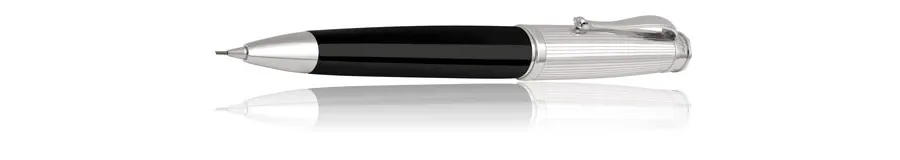 obrazek 2 Pinstripe Black Resin Ołówek Memoria Montegrappa